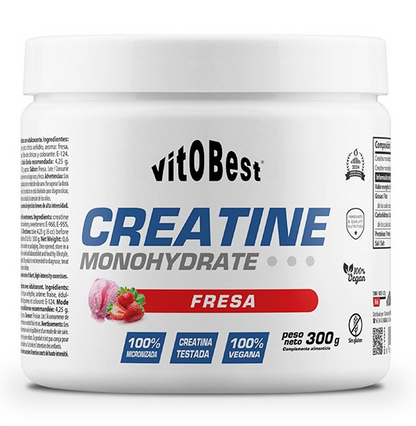 Creatine Monohydrate 300 gr con sabor