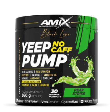 Pre-entreno Yeep Pump Sin Cafeína 360gr – Black Line
