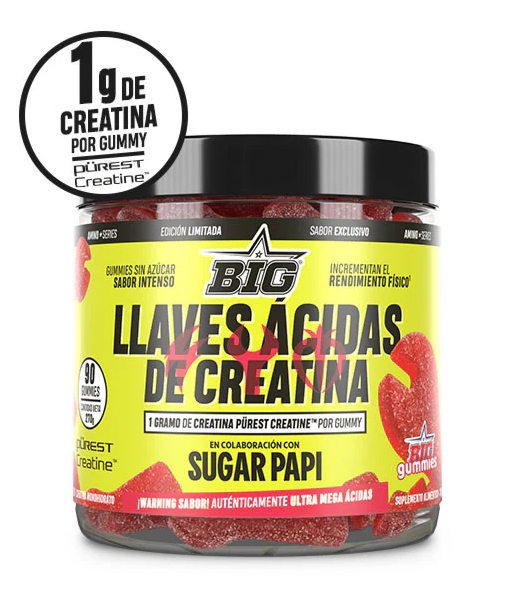 LLAVES ÁCIDAS DE CREATINA (90 gummies)